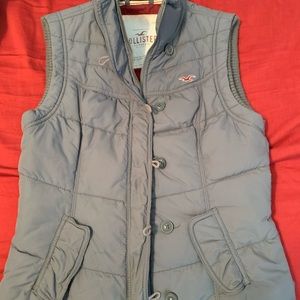 Hollister puffy vest